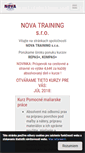 Mobile Screenshot of novatraining.sk