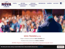 Tablet Screenshot of novatraining.sk